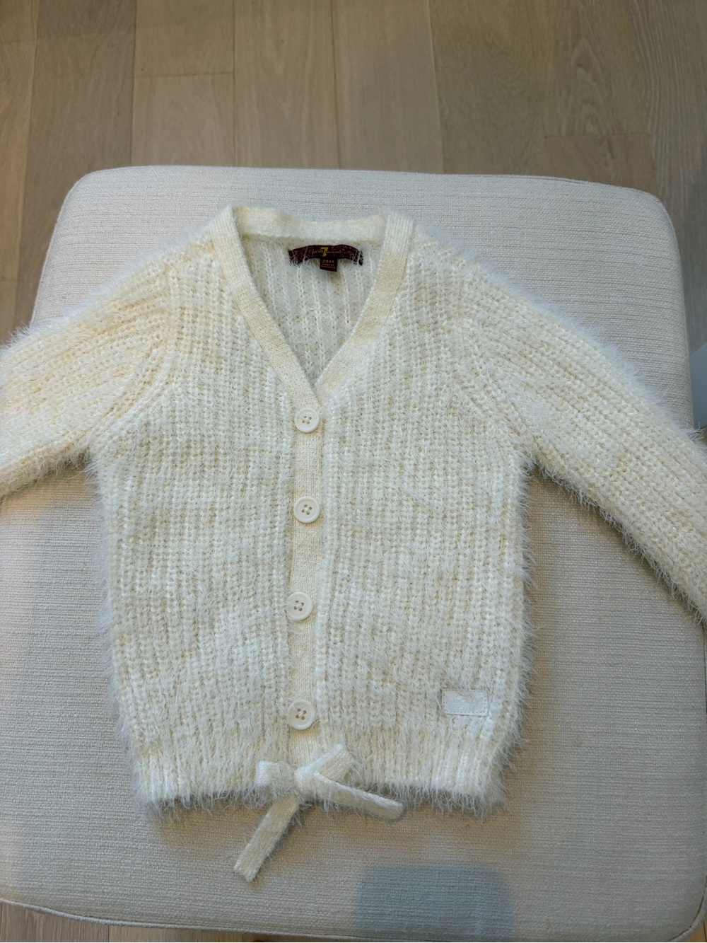 New 7 For All Mankind 24M Fuzzy Cardigan
